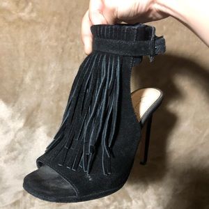 Jessica Simpson Marienna Black Suede Heels